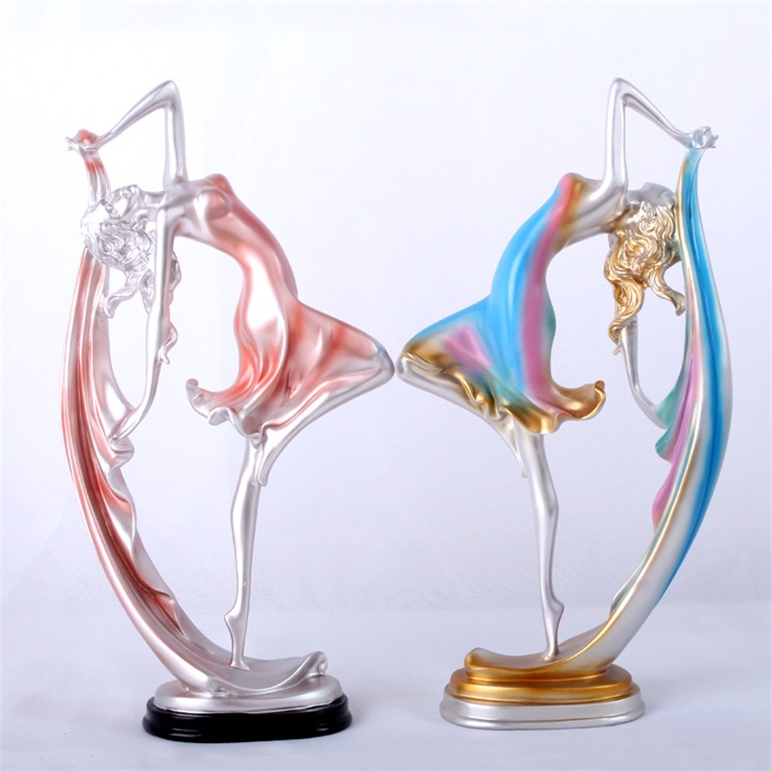 Dancing Girl Resin Crafts Ornament - Home Decorations