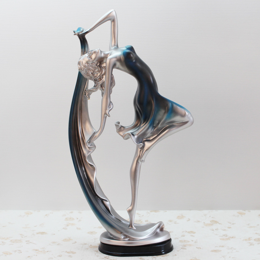 Dancing Girl Resin Crafts Ornament - Home Decorations