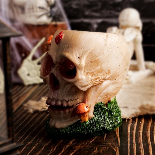 Halloween Skull Crafts Ornament - Scary Atmosphere Decoration - Imagen 4