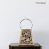 Handmade wooden splicing wind lamp candle holder handicraft ornament