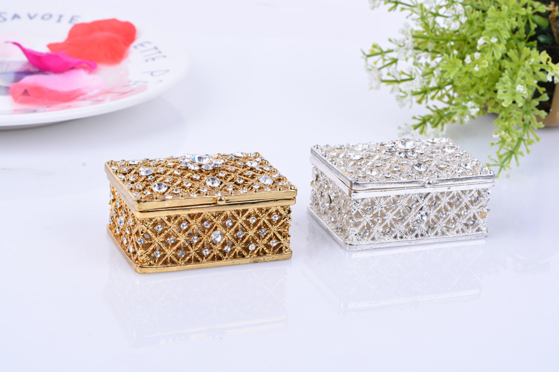 Creative square jewelry box jewelry storage box