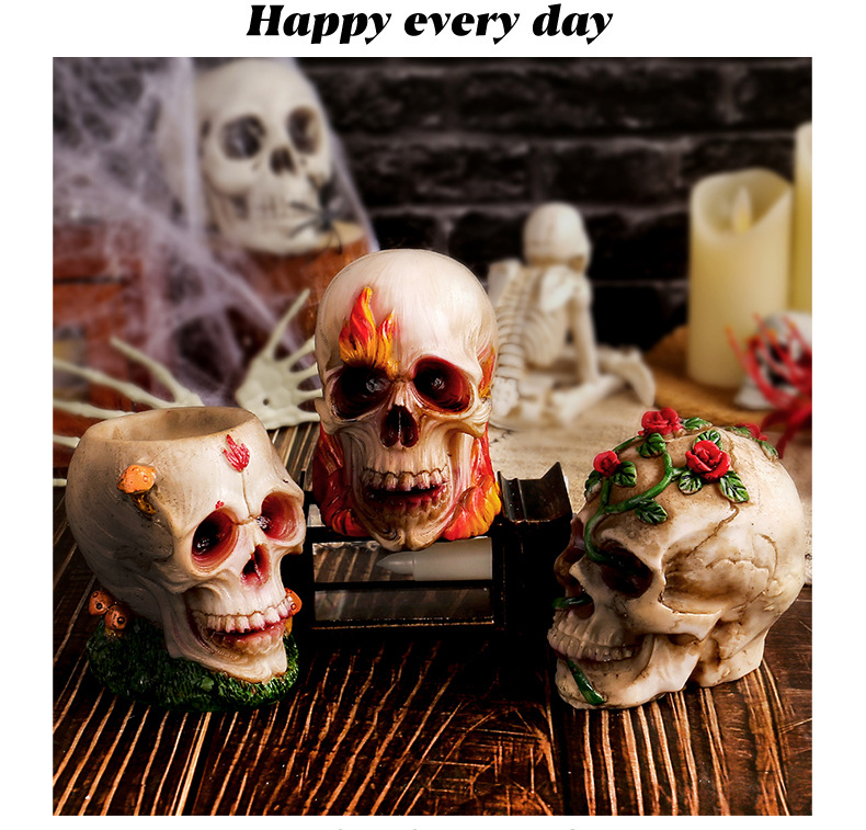 Halloween Skull Crafts Ornament - Scary Atmosphere Decoration