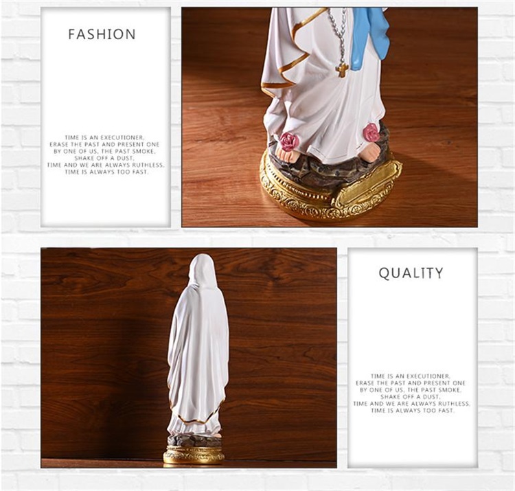 Classic nun shape resin handicraft ornament