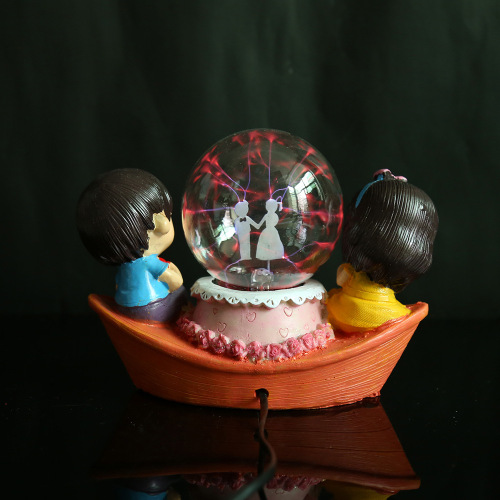 Electrostatic Magic Ball Resin Crafts - Creative Crystal Luminous Light