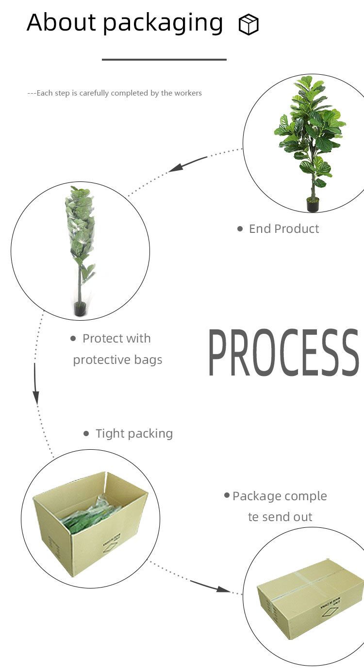 Simulation green plant crafts