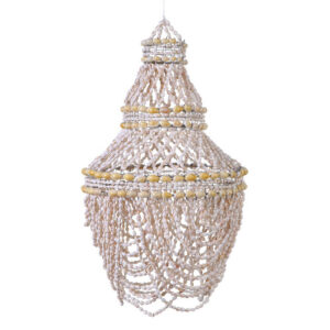 Natural large long marine shell wind chimes