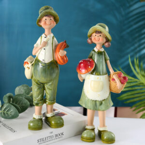 Pastoral cartoon children's handicraft ornament - home resin ornament