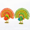 Peacock open screen metal crafts ornaments