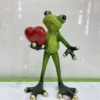 Simulation animal love frog resin handicraft ornament