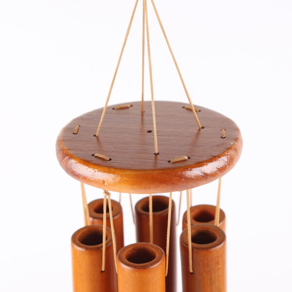 Vintage Bamboo Pendant Wind Chimes - Patio Balcony Bedroom Crafts - 图片 3