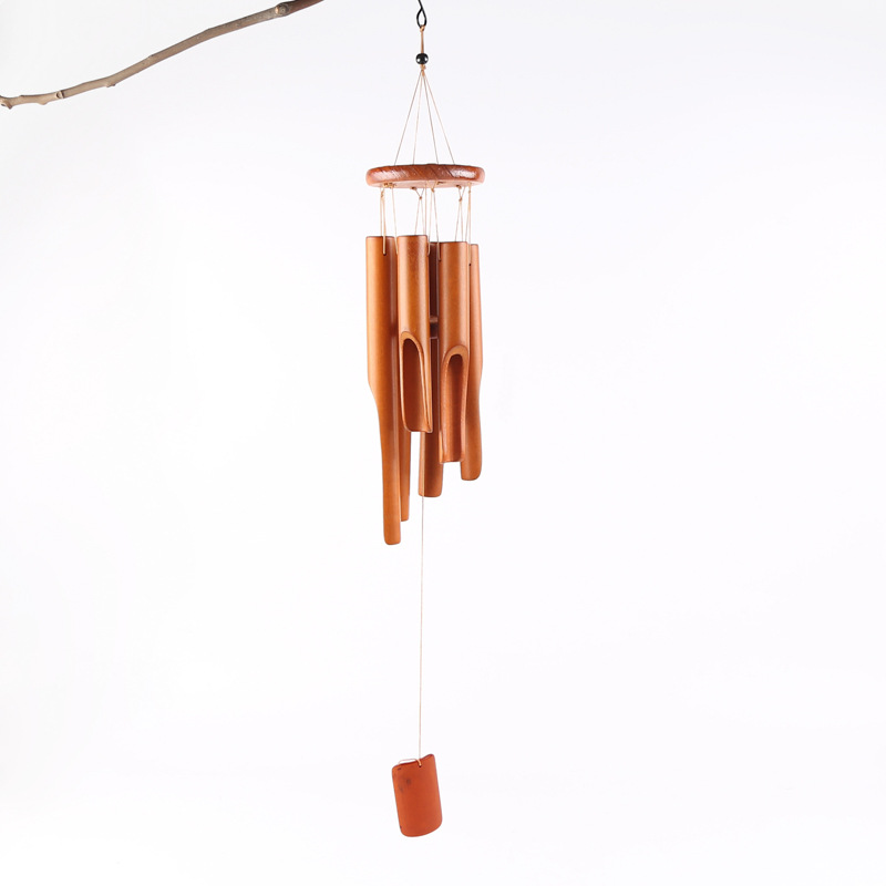 Vintage Bamboo Pendant Wind Chimes - Patio Balcony Bedroom Crafts