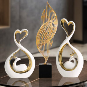 Wine cabinet TV cabinet ceramic decorative ornaments - home crafts