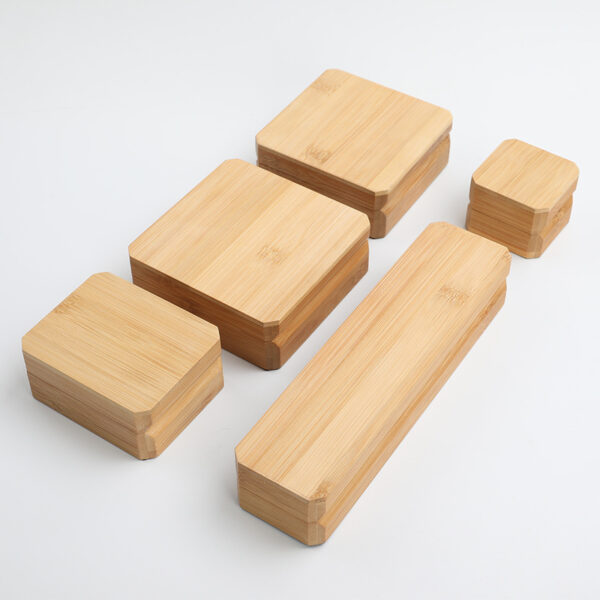Wooden Jewelry Packaging Gift Box - Solid Wood Crafts - Imagen 4
