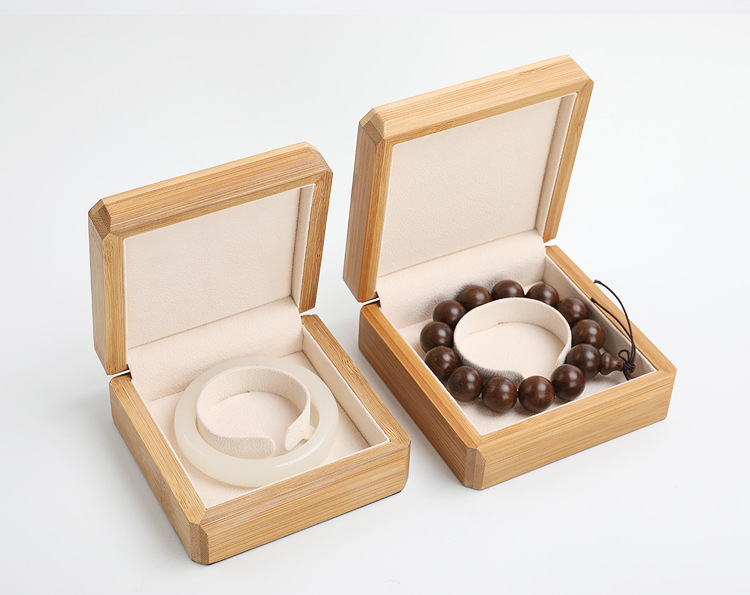 Wooden Jewelry Packaging Gift Box - Solid Wood Crafts