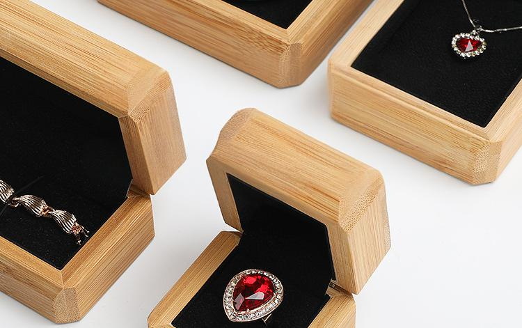 Wooden Jewelry Packaging Gift Box - Solid Wood Crafts