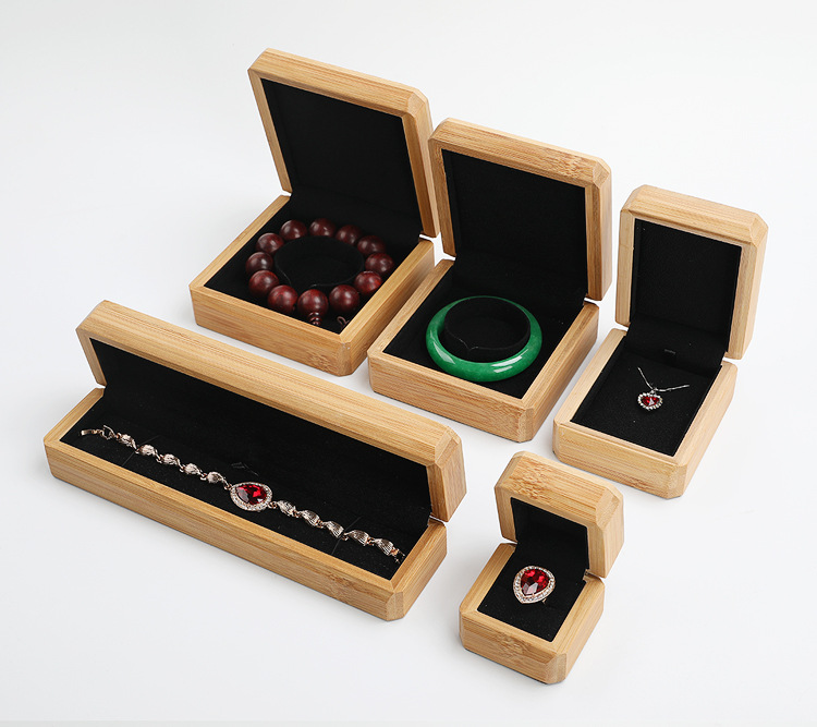 Wooden Jewelry Packaging Gift Box - Solid Wood Crafts