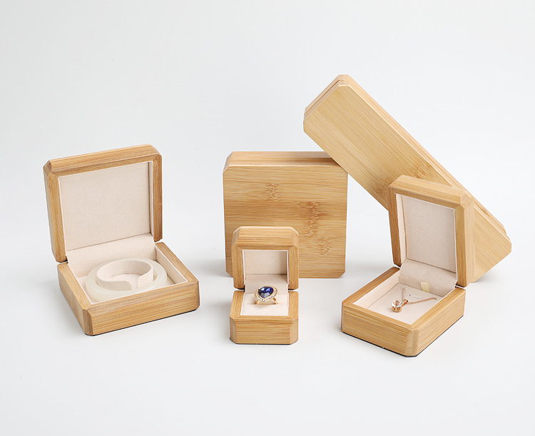 Wooden Jewelry Packaging Gift Box - Solid Wood Crafts