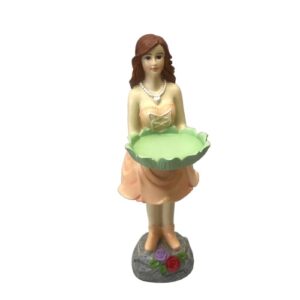 Beautiful woman, tray, ornaments, resin crafts