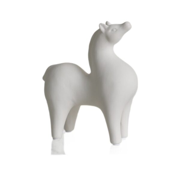 Ceramic decoration in the shape of a fat horse, crafts, ornaments, ornaments - Imagen 6