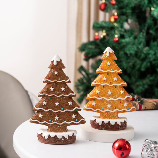 Christmas tree, resin crafts, holiday decorations, ornaments - Imagen 3