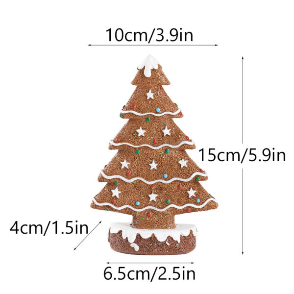 Christmas tree, resin crafts, holiday decorations, ornaments - Imagen 6