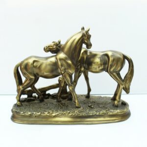 Couple horse, resin, creative crafts, ornaments