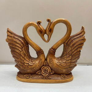 Couple swan, resin, crafts, ornaments