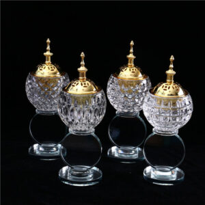 Glass incense burner, home furnishings, crafts