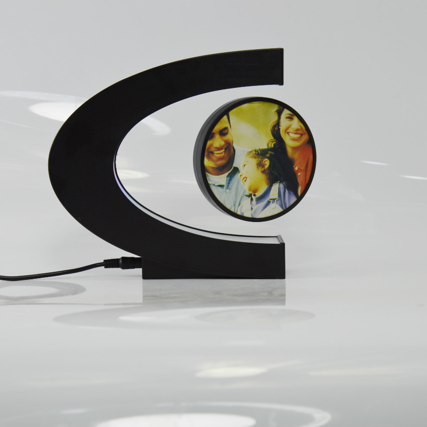 Magnetic levitation C-shaped photo frame craft ornaments