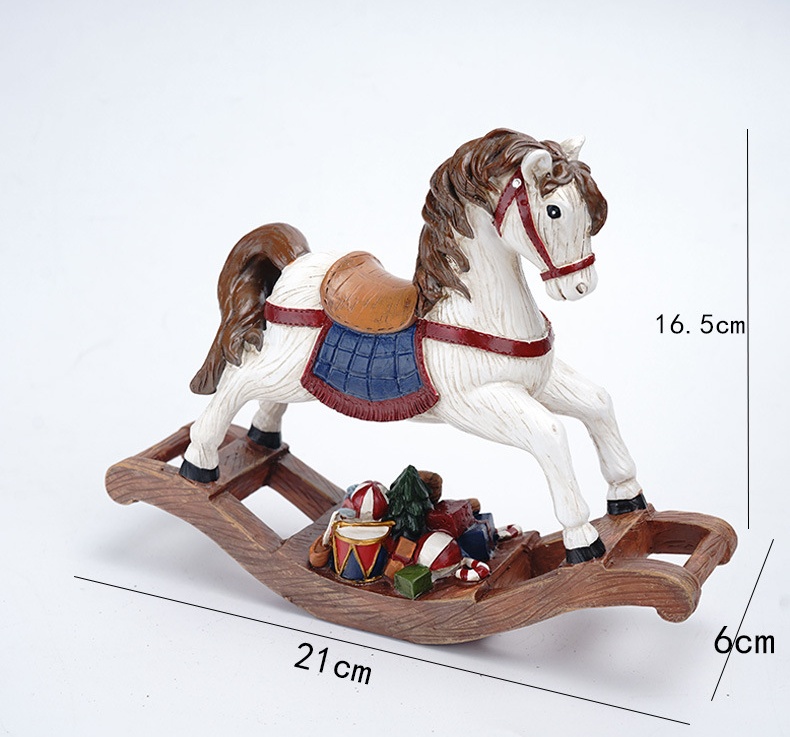 Christmas Trojan Horse, Resin Crafts, Room Decorations