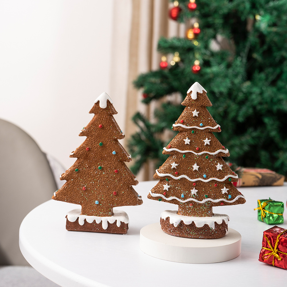 Christmas tree, resin crafts, holiday decorations, ornaments