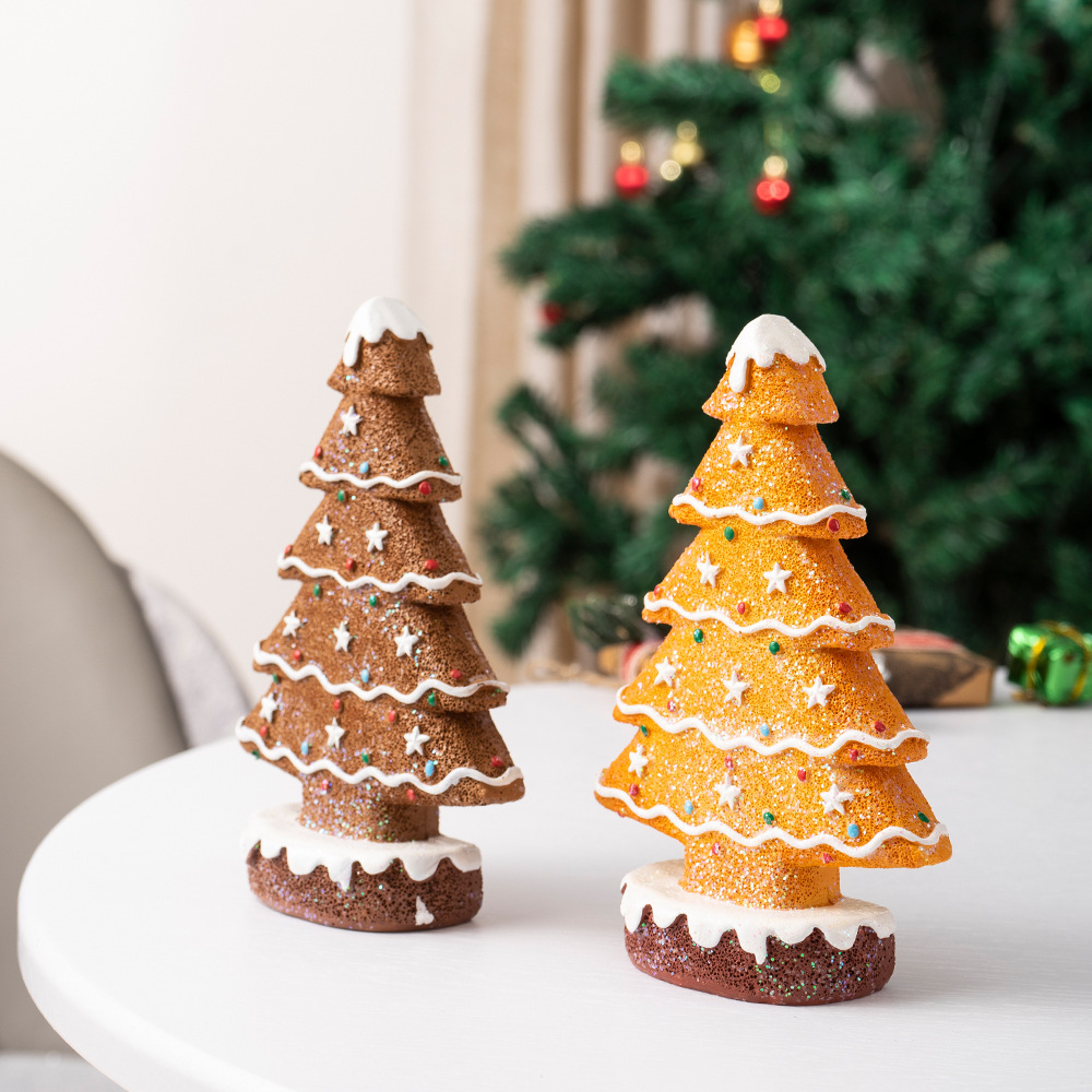 Christmas tree, resin crafts, holiday decorations, ornaments