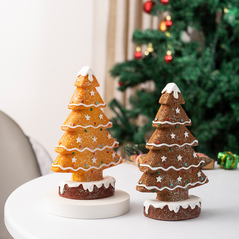 Christmas tree, resin crafts, holiday decorations, ornaments