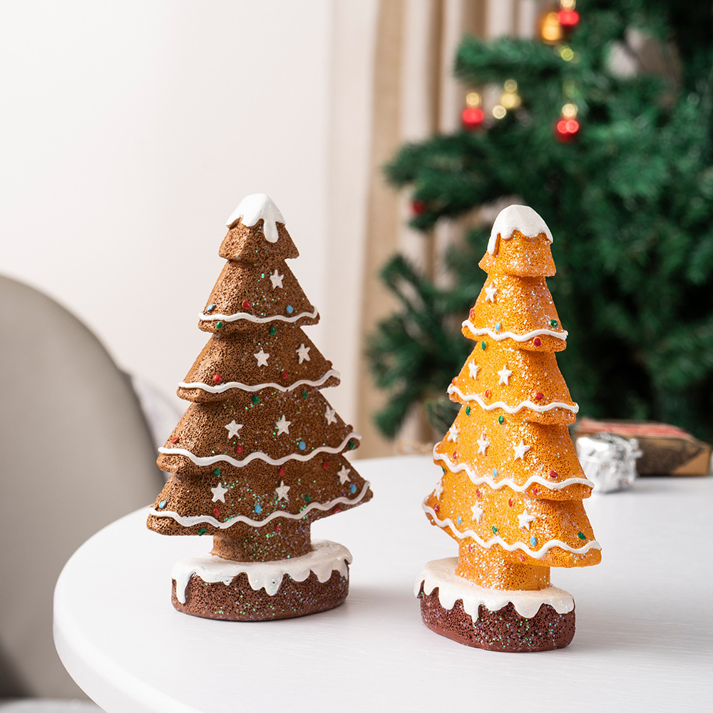 Christmas tree, resin crafts, holiday decorations, ornaments