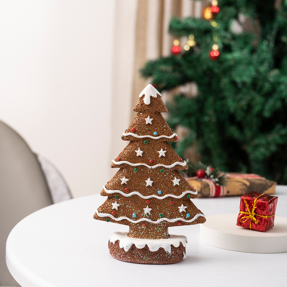 Christmas tree, resin crafts, holiday decorations, ornaments