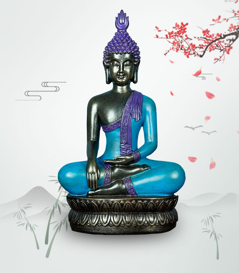 South East Asia Style Buddha Resin Ornaments