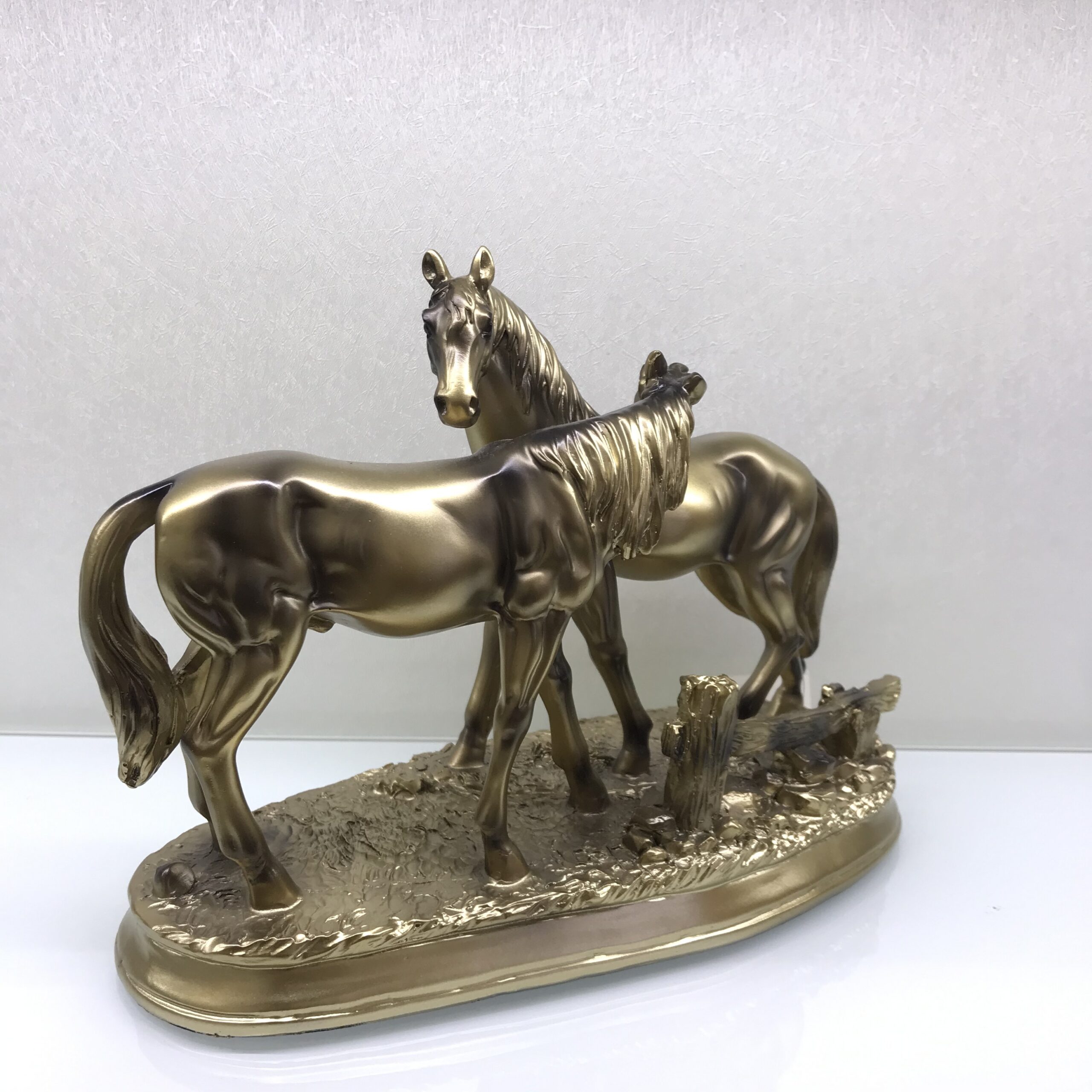 Couple horse, resin, creative crafts, ornaments