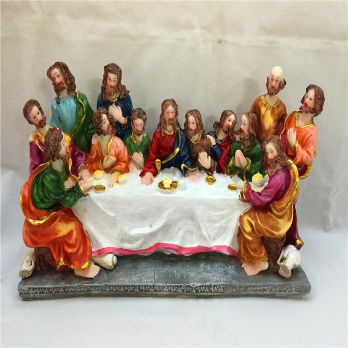 Last Supper Church Scene Resin Crafts