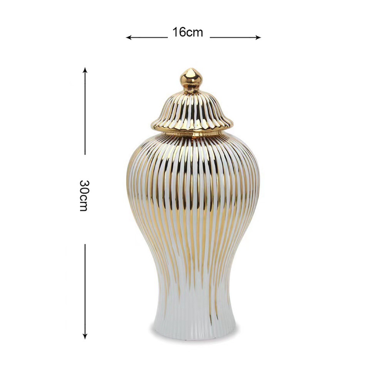 Ceramic vase with gold pattern, light, luxury, ornaments