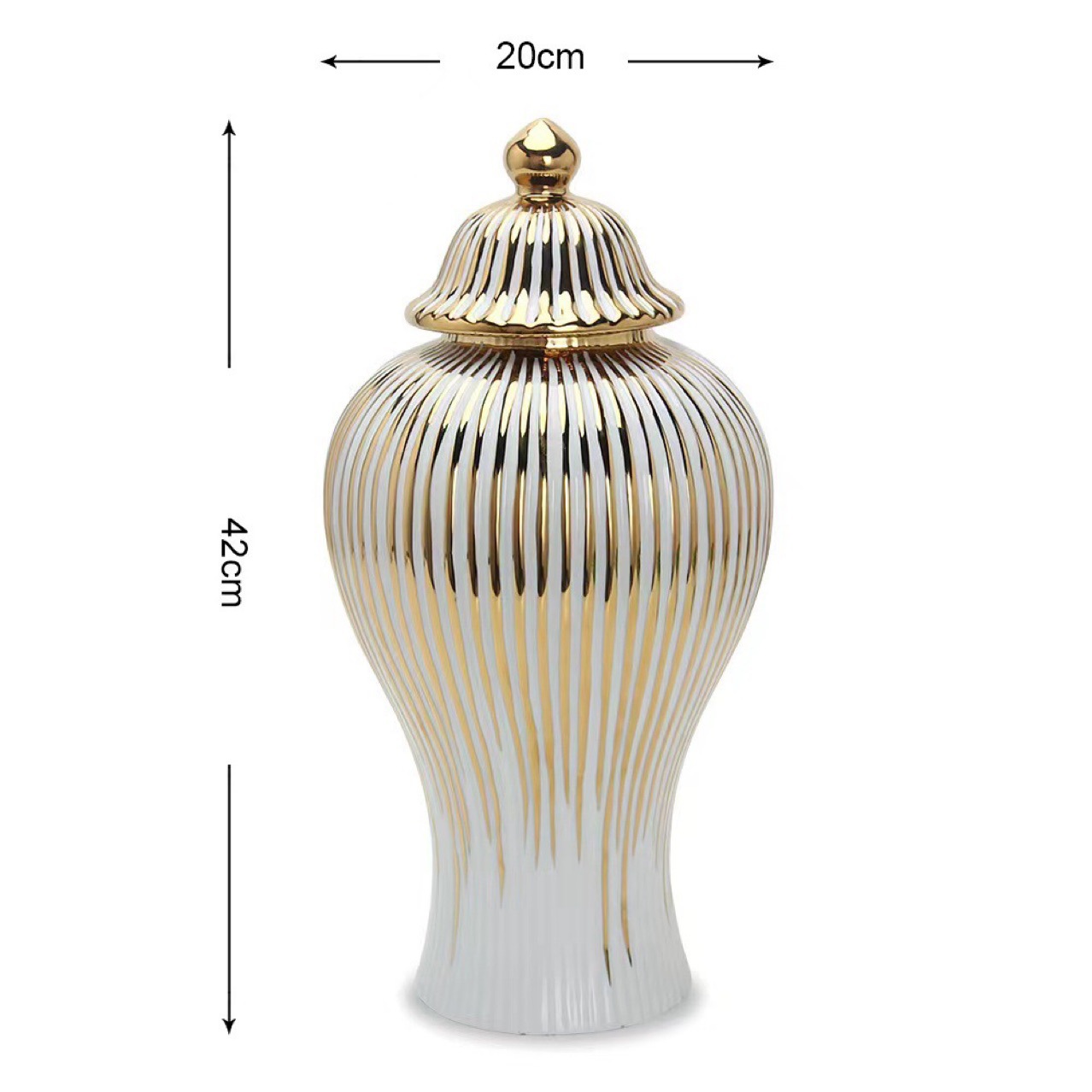 Ceramic vase with gold pattern, light, luxury, ornaments