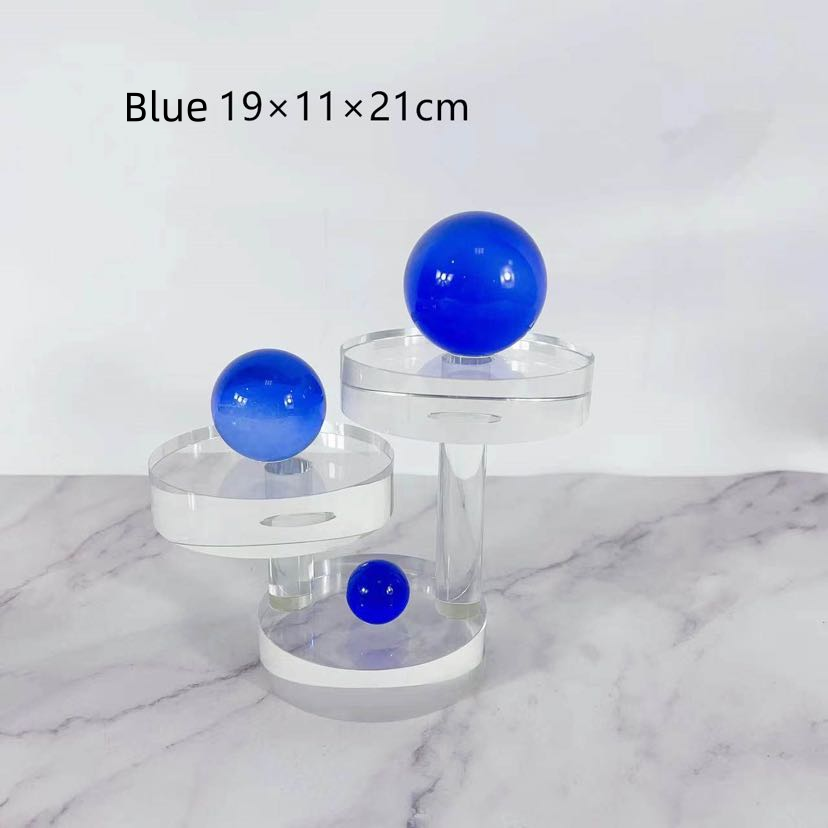 Geometric glass crafts, desk decoration, ornaments, ornaments