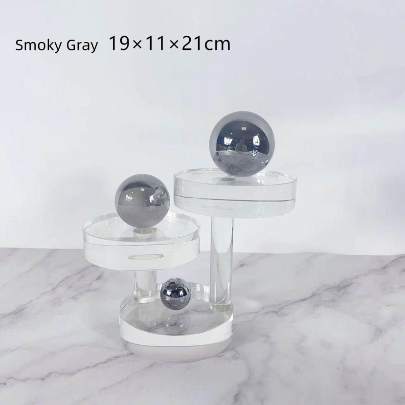Geometric glass crafts, desk decoration, ornaments, ornaments