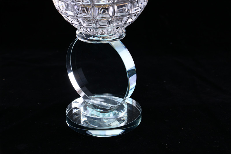 Glass incense burner, home furnishings, crafts