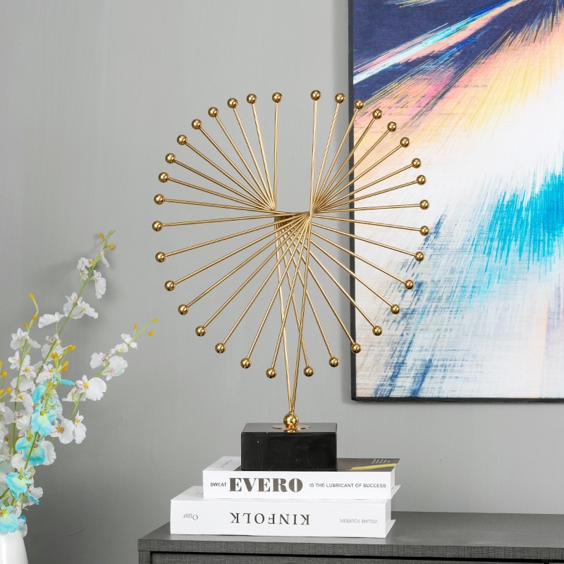 Luxury gold Ferris wheel, light, crafts, room ornaments