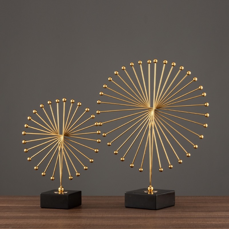 Luxury gold Ferris wheel, light, crafts, room ornaments