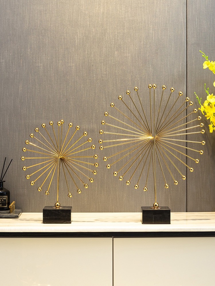 Luxury gold Ferris wheel, light, crafts, room ornaments