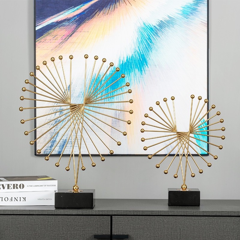Luxury gold Ferris wheel, light, crafts, room ornaments