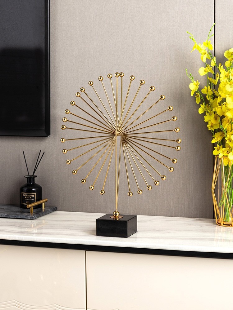 Luxury gold Ferris wheel, light, crafts, room ornaments