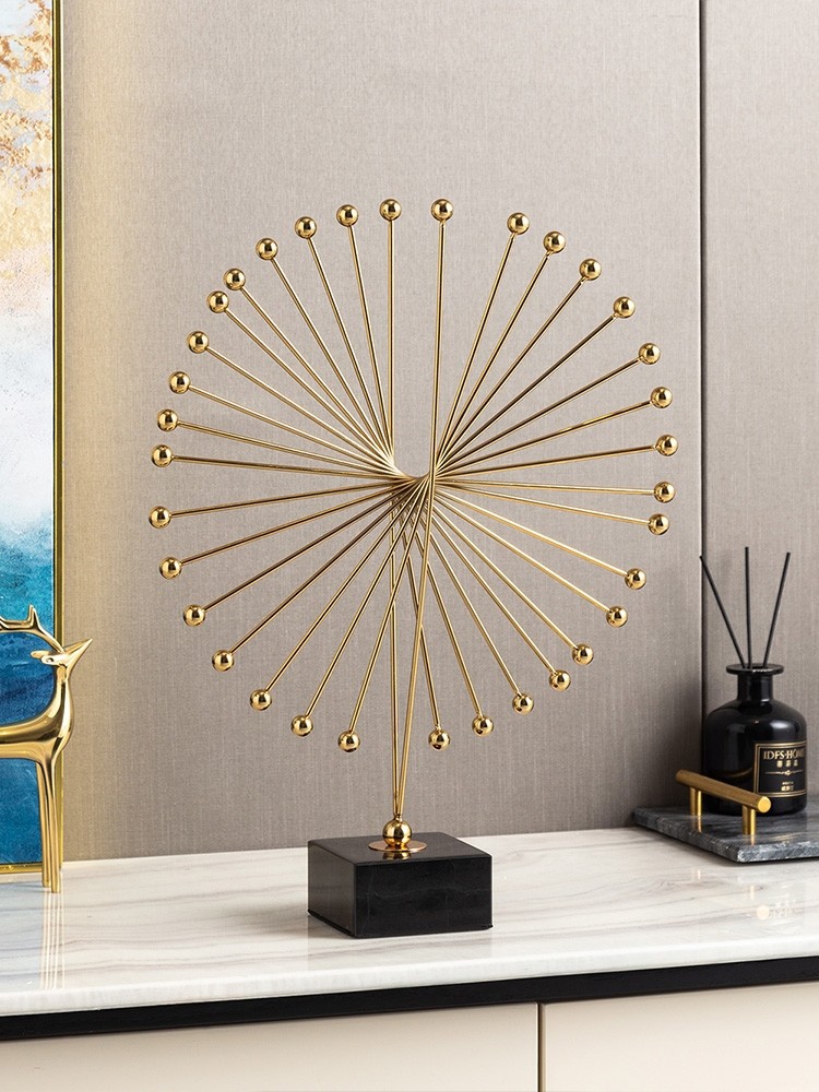 Luxury gold Ferris wheel, light, crafts, room ornaments