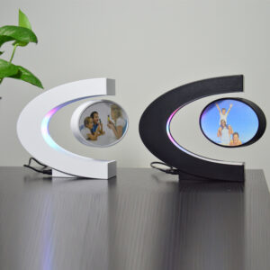 Magnetic levitation C-shaped photo frame craft ornaments